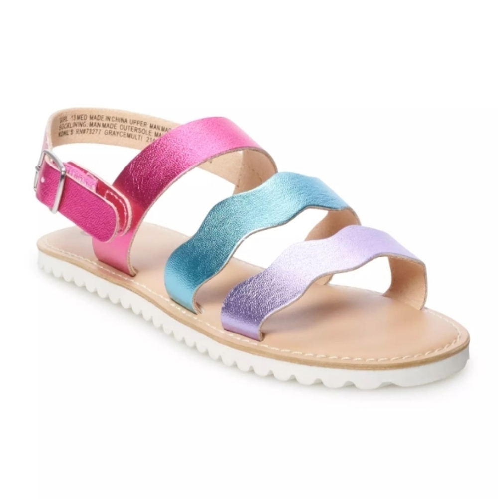 Girls SO Grayce Slingback Buckle Comfort Sandal